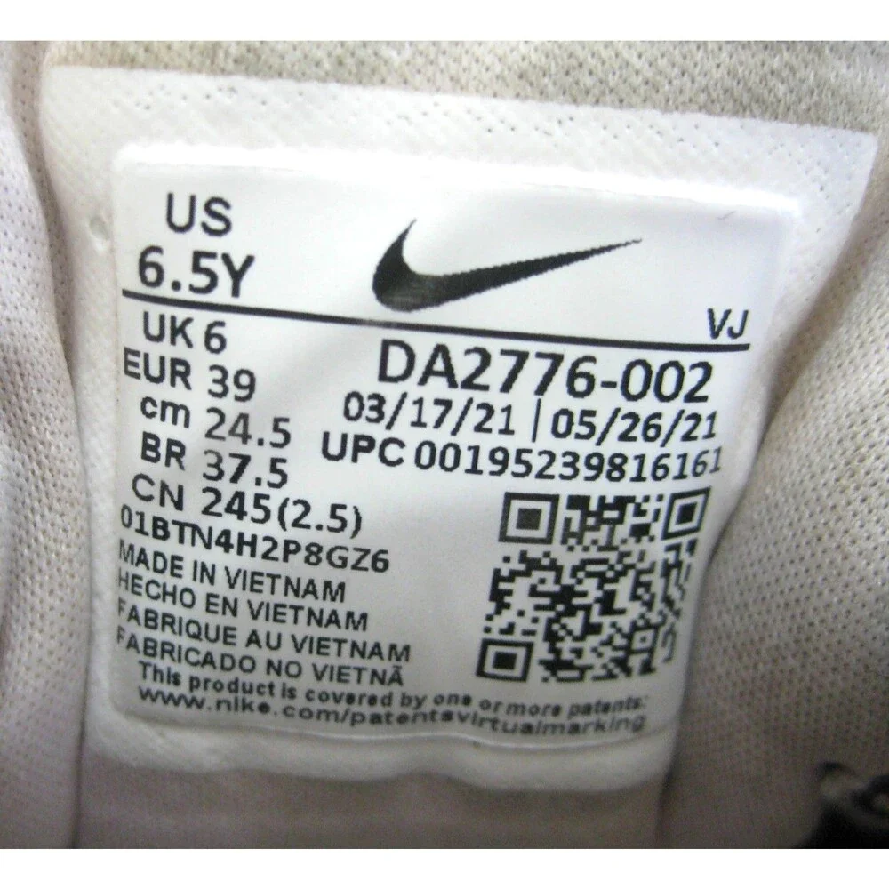 Nike Star Runner 5 Youth Size 6.5 Black Shoes Running Sneakers Low Top Walking
